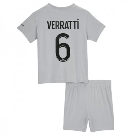 Camiseta de fútbol Paris Saint Germain Verratti 6 Niño 2ª equipación 2022/23 Camiseta de fútbol Paris Saint Germain Verratti 6 Niño 2ª equipación 2022/23